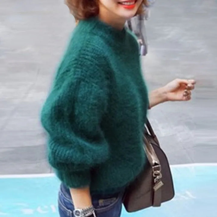 Elina - Fluffy Turtleneck Sweater