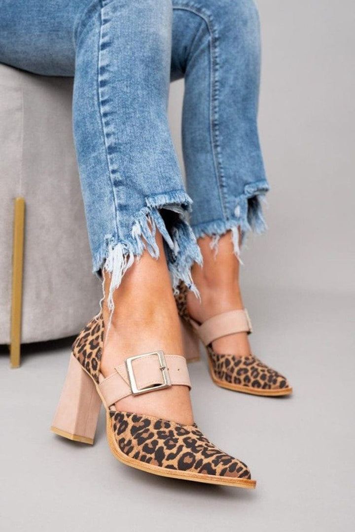 Tessia - Stylish Leopard Heels