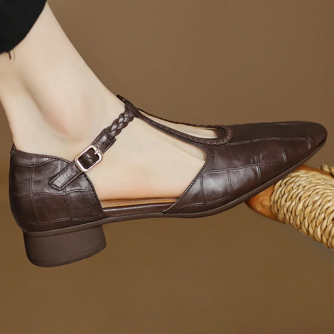 Hannie - Braided Elegance Flats