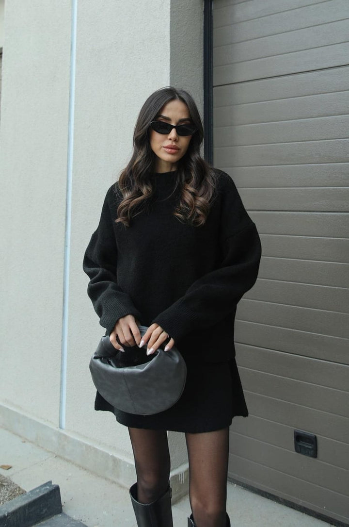 Prairie - Elegant Sweater Skirt Set