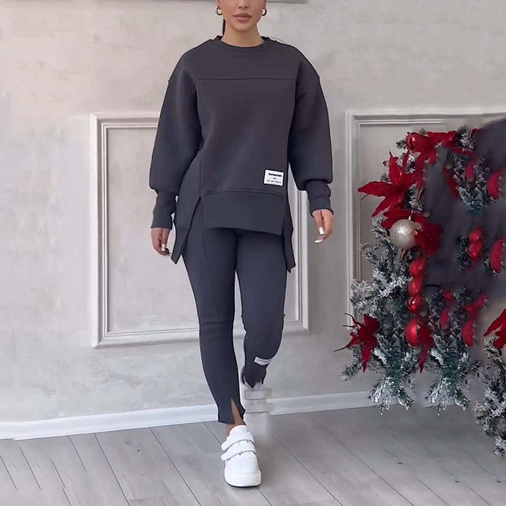 Sabina - Split Hem Lounge Set