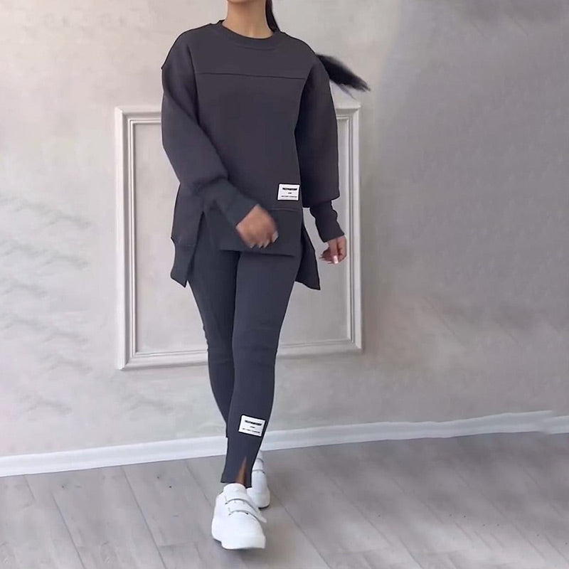 Sabina - Split Hem Lounge Set