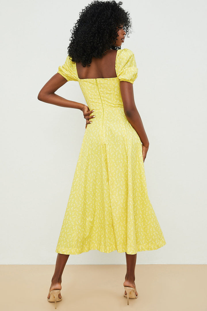 Aviana - Bloom Puff Sleeve Dress